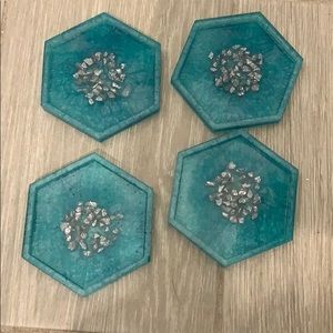 Resin coasters